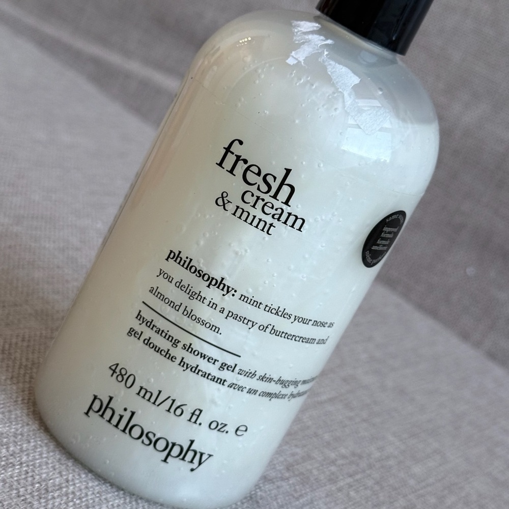 Philosophy Fresh Cream & Mint Hydrating Shower Gel 480 ml/16 fl oz